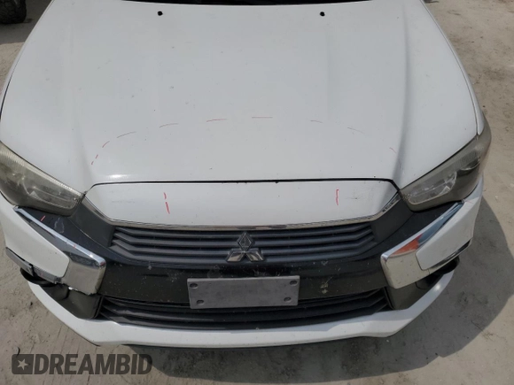 2017 Mitsubishi Outlander ES with VIN JA4AP3AU7HZ002767, listed as a Copart auction lot 55494795 with 157,138 mi miles and Salvage title. Bid and sale history available at DreamBid. Image 12.