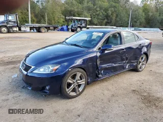 2013 Lexus IS 250 with VIN JTHBF5C25D5187793, listed as a Copart auction lot 81183674 with 123,316 mi miles and Salvage Title. Bid and sale history available at carsss.com. Image 1.