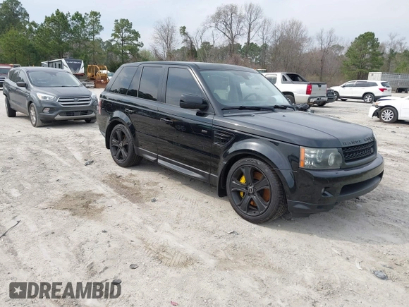 2011 Land Rover Range Rover Sport SC with VIN SALSH2E41BA703668, listed as a IAAI auction lot 41797594 with 113,634 mi miles. Bid and sale history available at carsss.com. Image 1.