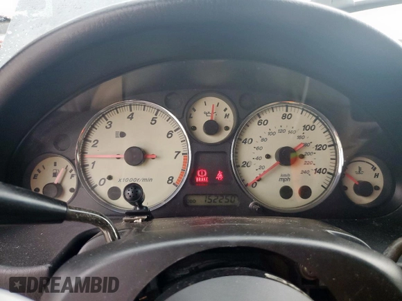 2001 Mazda MX-5 Miata with VIN JM1NB353210210976, listed as a Copart auction lot 59653695 with 152,250 mi miles and Salvage title. Bid and sale history available at DreamBid. Image 9.
