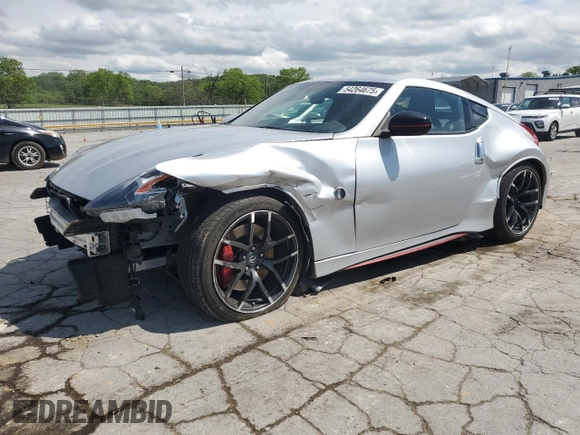 2016 Nissan 370Z Nismo with VIN JN1AZ4EH2GM931881, listed as a Copart auction lot 54264675 with 66,888 mi miles and Salvage Title. Bid and sale history available at DreamBid. Image 1.