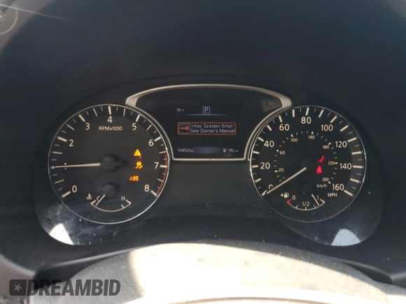 2017 Nissan Altima SV with VIN 1N4AL3AP5HC145544, listed as a Copart auction lot 54052115 with 104,053 mi miles and Salvage Title. Bid and sale history available at DreamBid. Image 9.