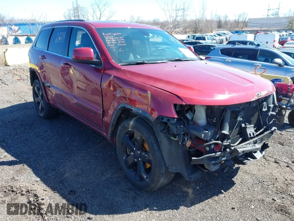 2015 Jeep Grand Cherokee Laredo with VIN 1C4RJFAG5FC659962, listed as a IAAI auction lot 41810410 with 109,141 mi miles. Bid and sale history available at carsss.com. Image 1.