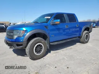 2014 Ford F-150 SVT Raptor with VIN 1FTFW1R62EFB99837, listed as a Copart auction lot 49648185 with 120,883 mi miles and Salvage Title. Bid and sale history available at carsss.com. Image 1.