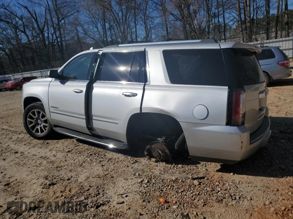 2018 GMC Yukon Denali with VIN 1GKS1CKJ0JR241040, listed as a Copart auction lot 47592655 with 133,737 mi miles and Salvage Title. Bid and sale history available at carsss.com. Image 2.