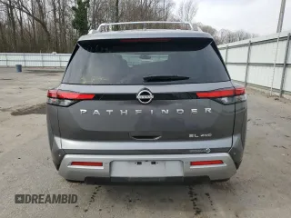 2023 Nissan Pathfinder SL with VIN 5N1DR3CC1PC234294, listed as a Copart auction lot 49894495 with 29,442 mi miles and Salvage title. Bid and sale history available at DreamBid. Image 6.