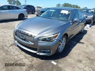 2015 Infiniti Q50 with VIN JN1BV7AP0FM357018, listed as a IAAI auction lot 42326677 with 179,436 mi miles and . Bid and sale history available at DreamBid. Image 2.