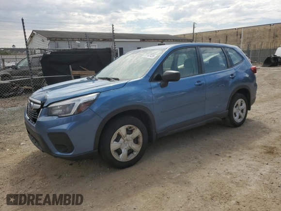 2021 Subaru Forester with VIN JF2SKAAC7MH550256, listed as a Copart auction lot 51147435 with 45,045 mi miles and Salvage title. Bid and sale history available at DreamBid. Image 1.