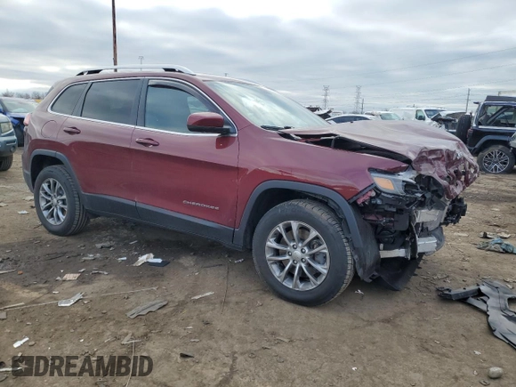 2020 Jeep Cherokee Latitude Plus with VIN 1C4PJMLX4LD594343, listed as a Copart auction lot 48918255 with 79,196 mi miles and Salvage title. Bid and sale history available at DreamBid. Image 4.