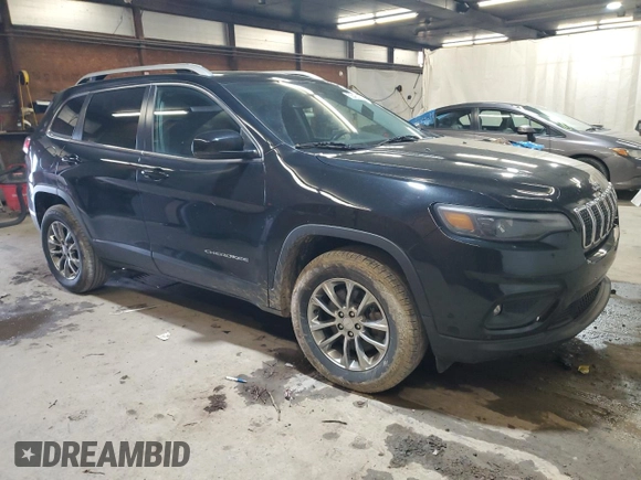 2021 Jeep Cherokee Latitude Lux with VIN 1C4PJMMX2MD205117, listed as a Copart auction lot 56460135 with 42,014 mi miles and Salvage title. Bid and sale history available at DreamBid. Image 4.