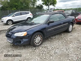 2001 Chrysler Sebring with VIN 1C3EL45U11N706855, listed as a Copart auction lot 62395804 with 78,725 mi miles and Non Repairable. Bid and sale history available at DreamBid. Image 1.