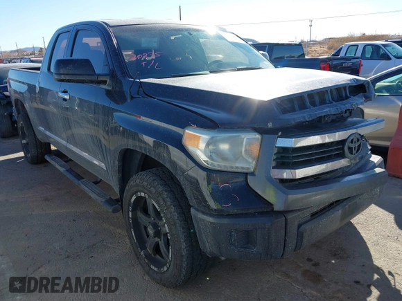 2014 Toyota Tundra 4WD Truck SR with VIN 5TFUM5F17EX051674, listed as a IAAI auction lot 41296906 with 140,782 mi miles. Bid and sale history available at carsss.com. Image 1.