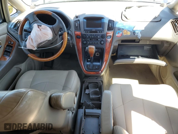 2001 Lexus RX 300 with VIN JTJHF10U610197670, listed as a Copart auction lot 52378245 with 204,482 mi miles and Salvage Title. Bid and sale history available at carsss.com. Image 8.