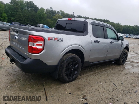 2023 Ford Maverick XL with VIN 3FTTW8F92PRA20907, listed as a Copart auction lot 58178395 with 23,585 mi miles and Salvage title. Bid and sale history available at DreamBid. Image 3.