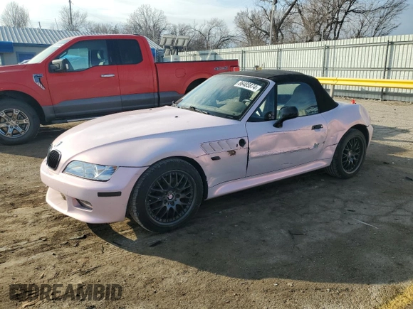 2001 BMW Z3 3.0 with VIN WBACN53421LL47532, listed as a Copart auction lot 86485874 with 140,590 mi miles and Salvage title. Bid and sale history available at DreamBid. Image 1.