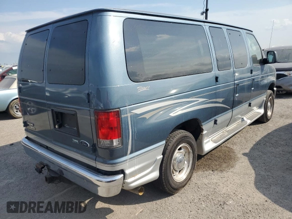 2014 Ford Econoline Cargo Commercial with VIN 1FTNE1EL7EDA55965, listed as a Copart auction lot 75649024 with Not Provided miles and Salvage Title. Bid and sale history available at carsss.com. Image 3.