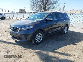 2019 Kia Sorento LX with VIN 5XYPGDA38KG515237, listed as a IAAI auction lot 41782259 with 55,543 mi miles. Bid and sale history available at carsss.com. Image 19.
