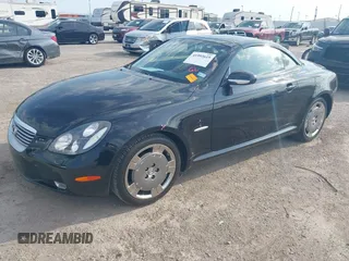 2005 Lexus SC 430 with VIN JTHFN48YX50061391, listed as a IAAI auction lot 41992615 with 42,560 mi miles and . Bid and sale history available at DreamBid. Image 2.