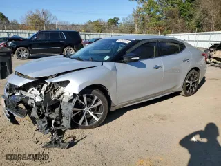 2017 Nissan Maxima SV with VIN 1N4AA6AP5HC443129, listed as a Copart auction lot 87247314 with 91,940 mi miles and Salvage Title. Bid and sale history available at carsss.com. Image 1.