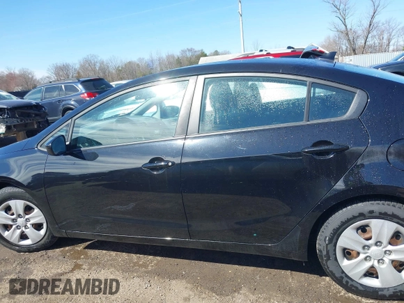2017 Kia Forte LX with VIN 3KPFK4A78HE061106, listed as a IAAI auction lot 41727505 with 50,453 mi miles. Bid and sale history available at carsss.com. Image 14.