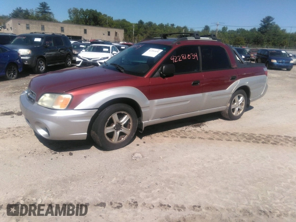 2003 Subaru Baja Special Sports с VIN 4S4BT62C837113082, выставлен на аукционе IAAI как лот 42281034 с пробегом 284 322 миль миль и . История ставок и продаж доступна на DreamBid. Изображение 2.