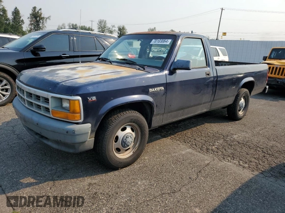 1994 Dodge Dakota z VIN 1B7FL26XXRS606540, wystawiony jako Copart lot #70103064 z przebiegiem 123 850 mil mil oraz Czysty tytuł • Clean title. Historia ofert i sprzedaży dostępna na DreamBid. Obrazek 1.