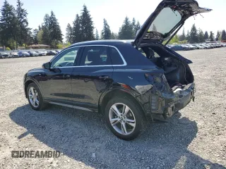 2022 Audi Q3 S line Premium with VIN WA1DECF37N1048323, listed as a Copart auction lot 53668575 with 27,493 mi miles and Salvage Title. Bid and sale history available at carsss.com. Image 2.