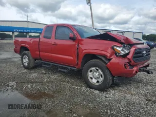 2017 Toyota Tacoma SR with VIN 5TFRX5GN2HX092247, listed as a Copart auction lot 58508895 with 76,478 mi miles and Salvage title. Bid and sale history available at DreamBid. Image 4.