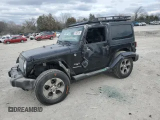2017 Jeep Wrangler Sahara z VIN 1C4AJWBG8HL755633, wystawiony jako Copart lot #47620165 z przebiegiem 55 335 mil mil oraz Szkoda całkowita • Salvage title. Historia ofert i sprzedaży dostępna na DreamBid. Obrazek 1.