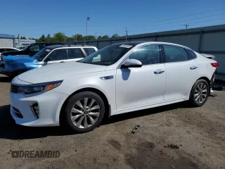 2018 Kia Optima LX with VIN 5XXGT4L34JG240669, listed as a Copart auction lot 54543935 with 99,794 mi miles and Salvage title. Bid and sale history available at DreamBid. Image 1.