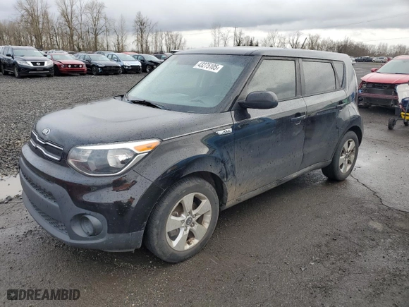 2017 Kia Soul with VIN KNDJN2A23H7450309, listed as a Copart auction lot 43275105 with 104,440 mi miles and Salvage Title. Bid and sale history available at carsss.com. Image 1.