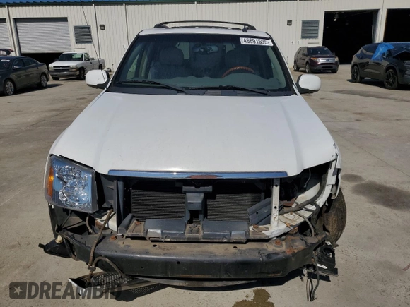 2006 GMC Envoy Denali with VIN 1GKET63M762190296, listed as a Copart auction lot 46691595 with 128,985 mi miles and Salvage Title. Bid and sale history available at carsss.com. Image 5.
