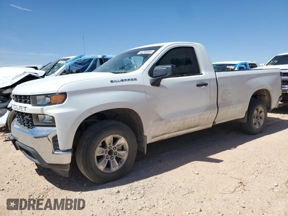 2021 Chevrolet Silverado 1500 Work Truck with VIN 3GCNWAEF6MG335630, listed as a Copart auction lot 49798955 with 88,688 mi miles and Salvage Title. Bid and sale history available at carsss.com. Image 1.