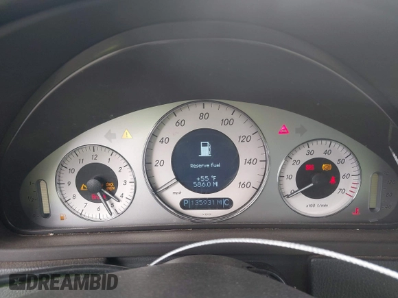 2006 Mercedes-Benz CLK-Class 5.0L with VIN WDBTK75G36T066621, listed as a IAAI auction lot 41009612 with 135,931 mi miles. Bid and sale history available at carsss.com. Image 7.