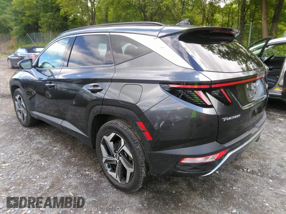 2022 Hyundai Tucson Limited with VIN 5NMJECAE6NH026949, listed as a IAAI auction lot 40034494 with 17,582 mi miles. Bid and sale history available at carsss.com. Image 3.