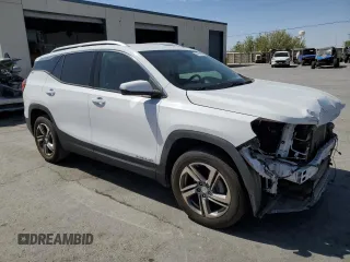 2021 GMC Terrain SLT z VIN 3GKALVEV1ML309180, wystawiony jako Copart lot #54563865 z przebiegiem 91 508 mil mil oraz Szkoda całkowita • Salvage title. Historia ofert i sprzedaży dostępna na DreamBid. Obrazek 4.
