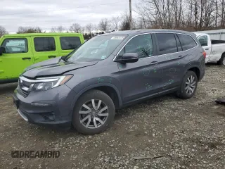 2020 Honda Pilot EX-L with VIN 5FNYF6H57LB052655, listed as a Copart auction lot 46862075 with 105,194 mi miles and Salvage title. Bid and sale history available at DreamBid. Image 1.