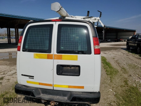 2013 Chevrolet Express Cargo z VIN 1GCWGFCA7D1903209, wystawiony jako Copart lot #60003795 z przebiegiem 175 440 mil mil oraz Czysty tytuł • Clean title. Historia ofert i sprzedaży dostępna na DreamBid. Obrazek 6.