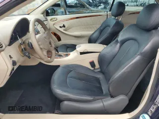 2005 Mercedes-Benz CLK 500 with VIN WDBTK75G65T040674, listed as a Copart auction lot 59931775 with 672 mi miles and Clean title. Bid and sale history available at DreamBid. Image 7.