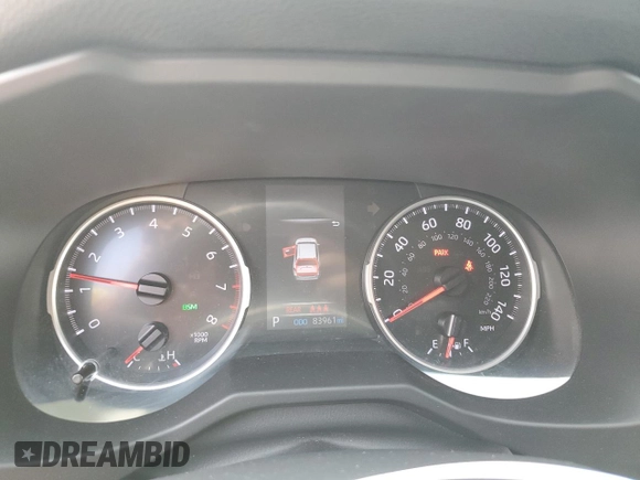 2019 Toyota RAV4 LE with VIN 2T3G1RFV8KW004640, listed as a Copart auction lot 63037085 with 83,961 mi miles and Salvage title. Bid and sale history available at DreamBid. Image 9.