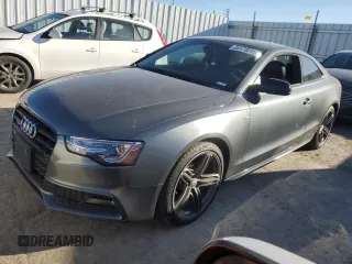 2014 Audi A5 Prestige z VIN WAUWFAFRXEA018413, wystawiony jako Copart lot #48178895 z przebiegiem 83 281 mil mil oraz Szkoda całkowita • Salvage title. Historia ofert i sprzedaży dostępna na DreamBid. Obrazek 1.