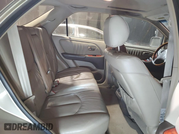 2002 Lexus RX 300 with VIN JTJGF10U620144769, listed as a Copart auction lot 83765494 with 215,994 mi miles and Salvage Title. Bid and sale history available at DreamBid. Image 11.