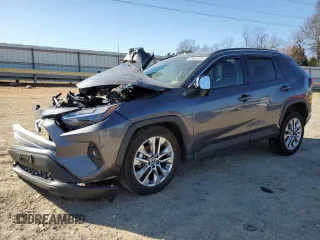 2024 Toyota RAV4 XLE Premium with VIN 2T3A1RFV1RC431997, listed as a Copart auction lot 46955595 with 21,510 mi miles and Salvage Title. Bid and sale history available at carsss.com. Image 1.
