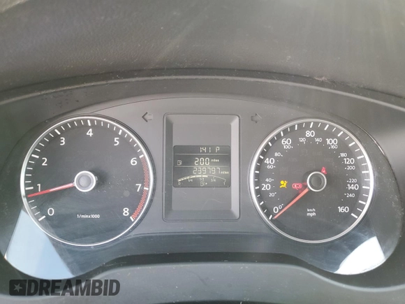2013 Volkswagen Jetta SE with VIN 3VWDX7AJ5DM297733, listed as a Copart auction lot 53813265 with 239,797 mi miles and Non repairable. Bid and sale history available at DreamBid. Image 9.