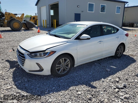 2017 Hyundai Elantra SE with VIN 5NPD84LF6HH017966, listed as a Copart auction lot 55131735 with 128,865 mi miles and Salvage Title. Bid and sale history available at DreamBid. Image 1.