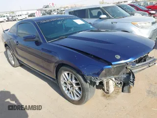 2012 Ford Mustang Premium with VIN 1ZVBP8AM0C5267731, listed as a IAAI auction lot 42505152 with 88,073 mi miles and . Bid and sale history available at DreamBid. Image 1.