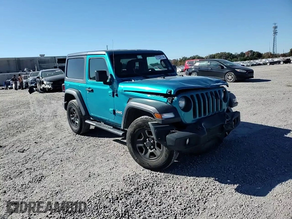 2020 Jeep Wrangler Sport with VIN 1C4GJXAG4LW178754, listed as a Copart auction lot 77232714 with 108,955 mi miles and Salvage title. Bid and sale history available at DreamBid. Image 12.