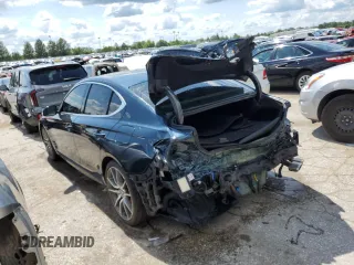 2022 Genesis G70 2.0T with VIN KMTG34TA9NU091742, listed as a Copart auction lot 61888064 with 18,349 mi miles and Salvage Title. Bid and sale history available at DreamBid. Image 2.