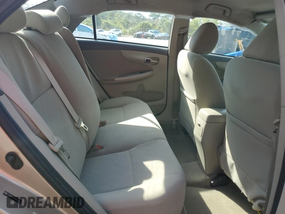 2010 Toyota Corolla with VIN 2T1BU4EE4AC427018, listed as a Copart auction lot 48974735 with 59,543 mi miles and Salvage Title. Bid and sale history available at carsss.com. Image 10.
