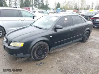 2002 Audi A4 1.8T with VIN WAULC68E92A210825, listed as a IAAI auction lot 41959575 with 196,927 mi miles. Bid and sale history available at carsss.com. Image 2.